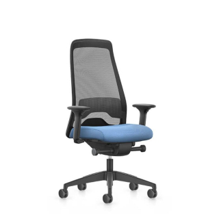 interstuhl EVERYis1 EV267 Bürostuhl mit Netzrücken, 3D FLEXTECH Sitzgelenk, Komfortsitz und hoher Rückenlehne
